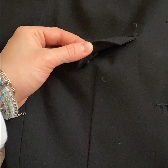 Black military style blazer/jacket - Picture 5 of 12